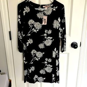 Forever 21 Black and White floral mini dress